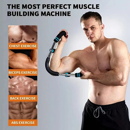 Twister Arm Trainer Arm Exerciser 60-110Lb,Adjustable Chest Expander Portable Power Twister, Arm and Chest Exerciser, Home Fitness Upper Body Workout Tool