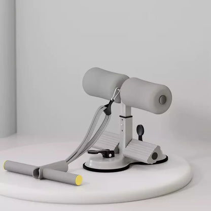 Gray Ab Training Auxiliary Device, Ab Trainer Auxiliary Machine with Bands, Multi-Functional Adjustable Ab Trainer Equipment, Ab Trainer Auxiliary Equipment for Home & Gym