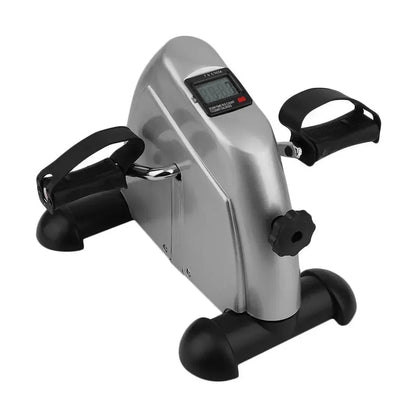 Mini Exercise Bike, Himaly under Desk Bike Pedal Exerciser Portable Foot Cycle Arm & Leg Peddler Machine with LCD Screen Displays