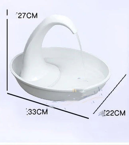 Pet Drinking Fountain Cat Feeding Water Flowing Fountain